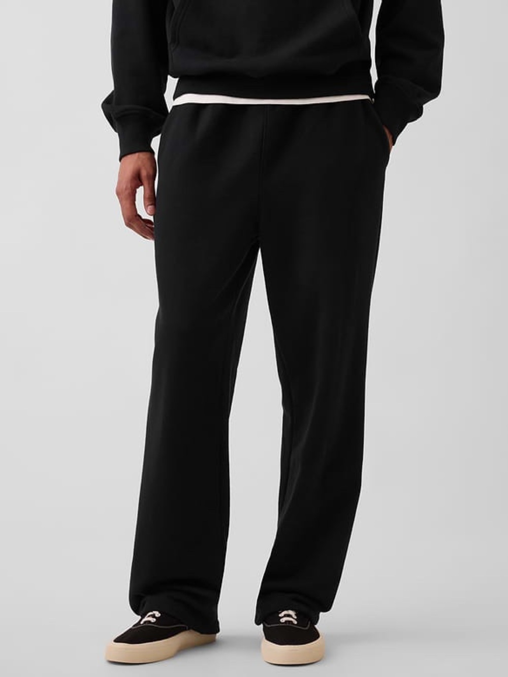 Gap Heavyweight Relaxed Black Straight Leg Sweatpants men’s size XXL NWT